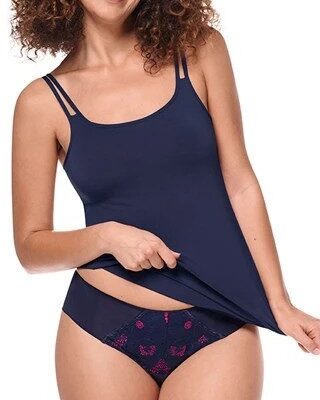NIEUW! Vallettatop donkerblauw